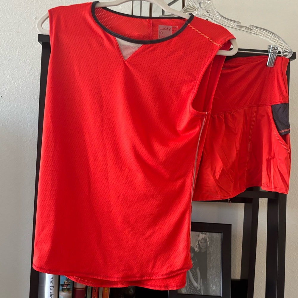 Lucky in love tennis outfit. Worn once.  $20.
